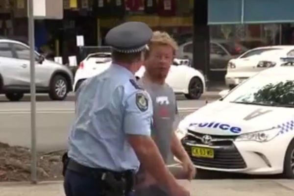 Article image for Heckler arrested