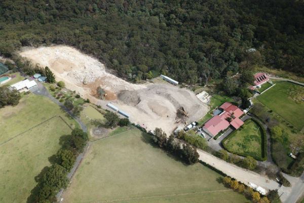 Article image for The “equestrian arena” turned dump at Arcadia