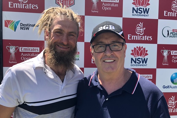 Article image for Singing and dancing golfer Jack Wilson at the Australian Open