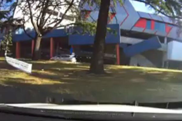 Article image for WATCH: Dashcam captures unbelievable car park crash