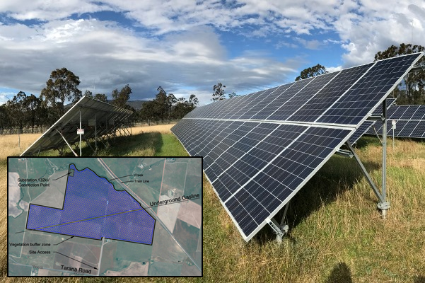 Article image for 200 hectare solar farm to be built on prime agricultural land
