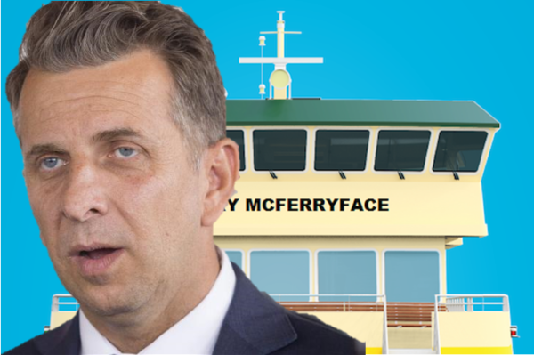 Article image for Transport Minister not backing down from Ferry McFerryface