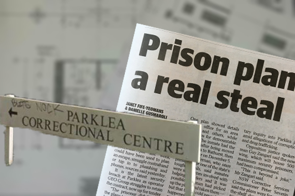Article image for Maximum security prison plans stolen by inmate
