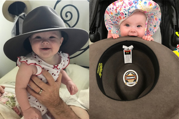 Article image for Adorable Aussie Akubra baby