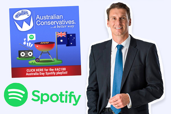 Article image for Spotify threatens to remove Cory Bernardi’s Australia Day playlist