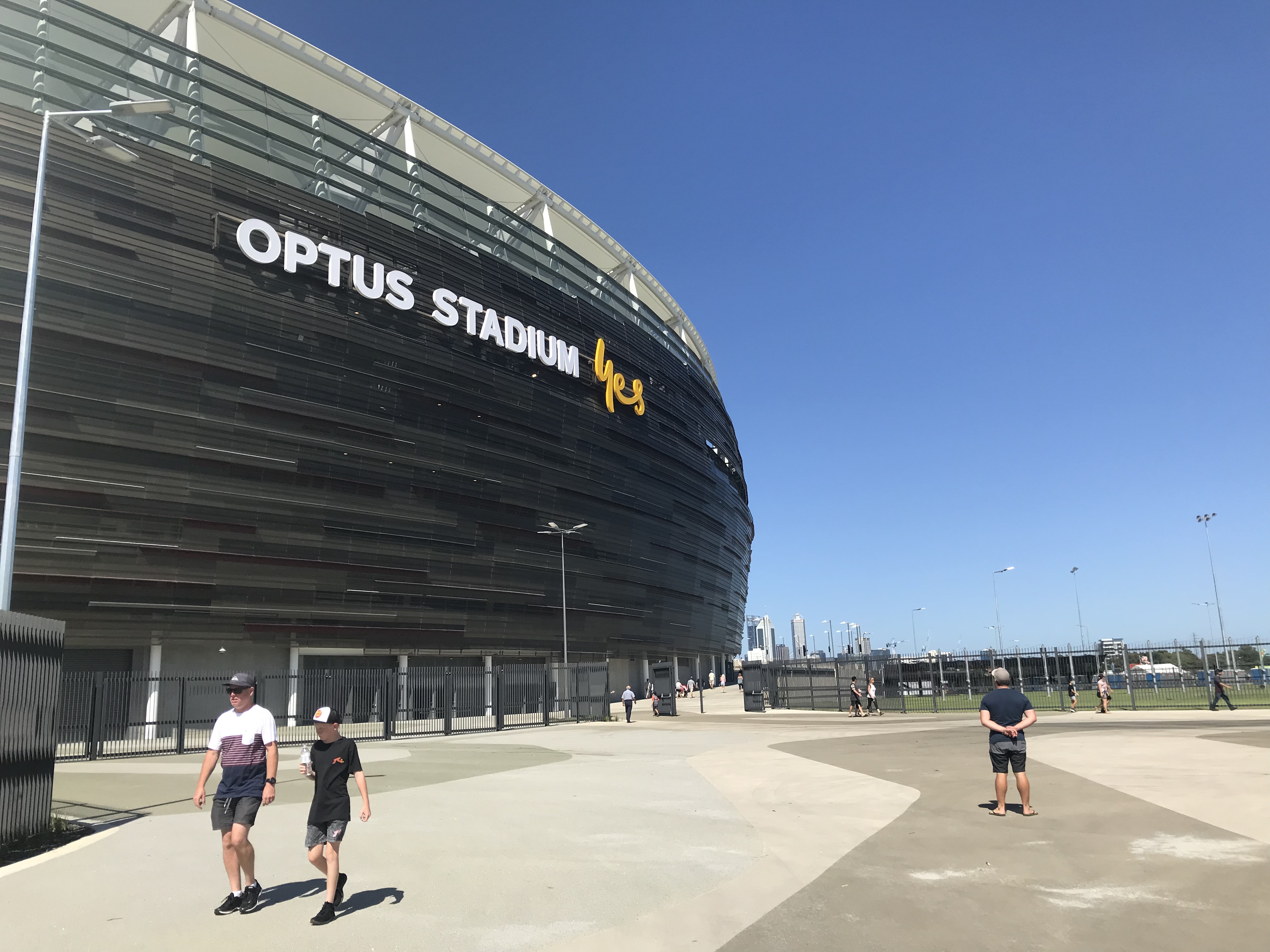 Article image for The first wicket at the new stadium was not a wicket