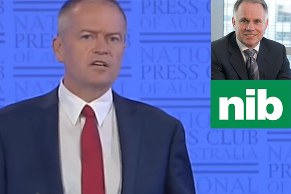Article image for Leading private health insurer responds to Shorten’s ‘mug’ comments