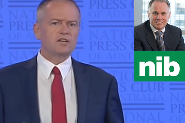 Article image for Leading private health insurer responds to Shorten’s ‘mug’ comments