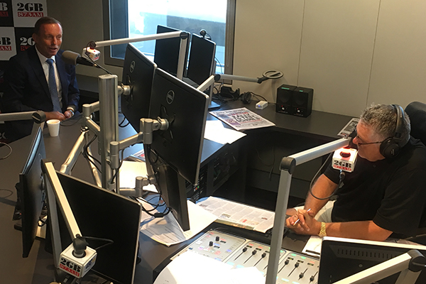 Article image for Tony Abbott close to tears in emotional, personal chat with Ray Hadley