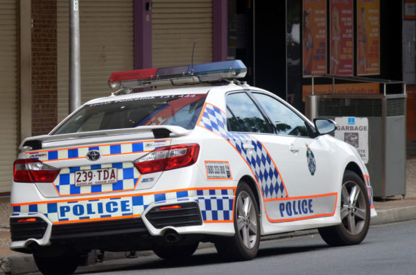 Article image for Police cars allegedly rammed by aggressive driver on Gold Coast