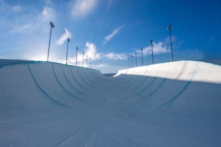 Huge half-pipe development derailed by creepy critter