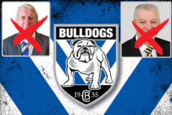 Bulldogs dump club legends for a bankrupt who’s banned from the game
