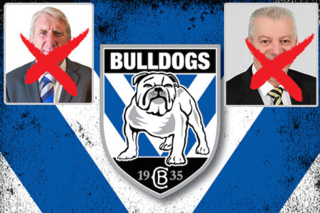 Bulldogs dump club legends for a bankrupt who’s banned from the game