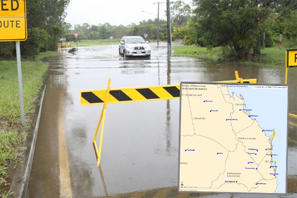 Article image for Brisbane residents yet to see the end of heavy rainfall