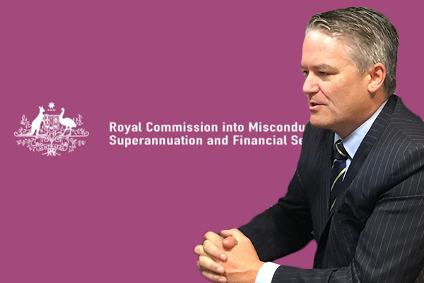 Article image for Finance Minister will consider extending the banking Royal Commission