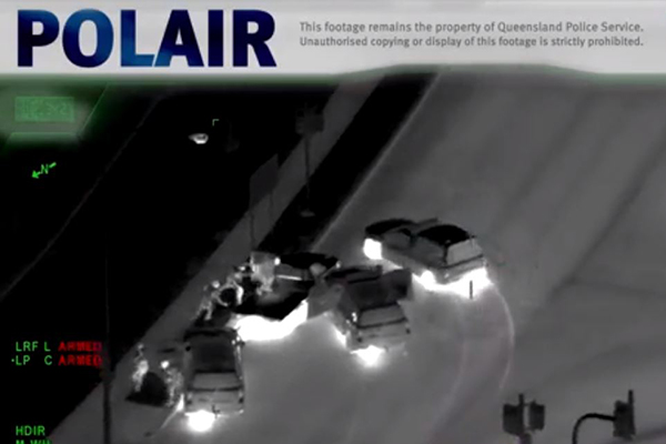 Article image for WATCH | Footage shows dramatic Brisbane police pursuit