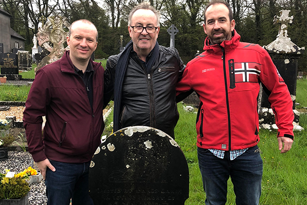 Article image for Chris finally meets the Irish family he’s been hoping to find