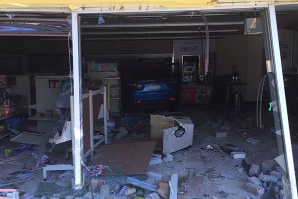 Article image for Car slams into service station in Sydney’s west