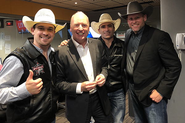 Article image for Professional Bull Riders CEO and stars join Ross in the studio