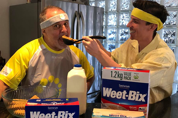 Article image for ‘How many do you do?’: Dr Rob Zammit takes Weet-Bix slogan to the next level