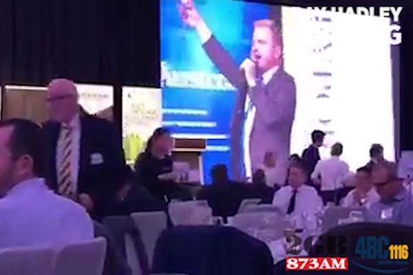 Article image for WATCH | TV presenter goes on foul-mouthed rant while hosting charity event