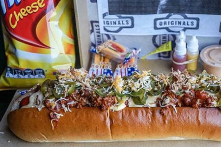 Hot diggity dog: This hot dog comes with a health warning