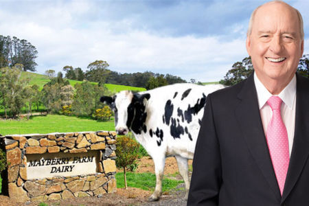 Alan Jones promises to milk a cow… on one condition