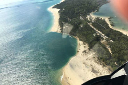 Inskip Point gets that sinking feeling again