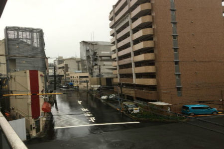 Aussies experience Typhoon Jebi in Osaka