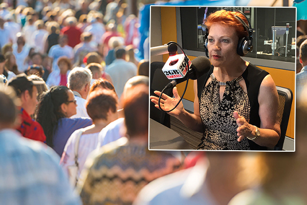 Article image for ‘I don’t have any hope at all’: Hanson doubts PM will cut immigration rate