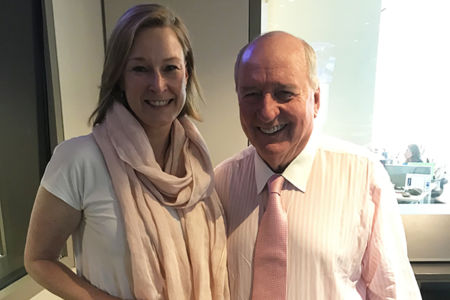 The ABC presenter always welcome in Alan Jones’ studio