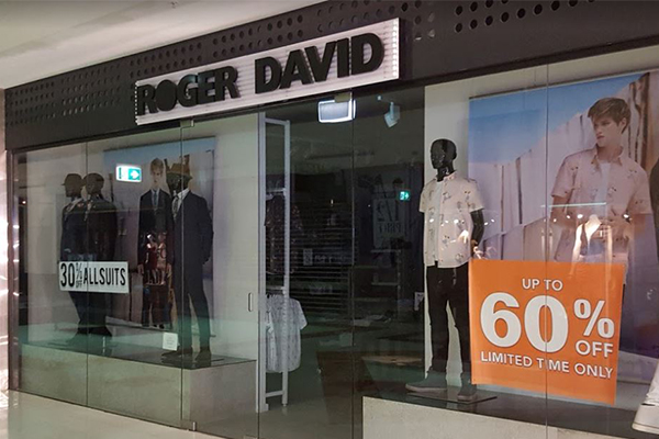 Article image for Customers flock to Roger David following collapse of iconic retailer