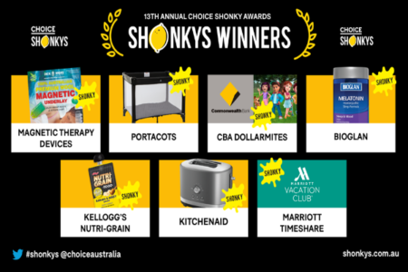 2018 Shonky Award winners