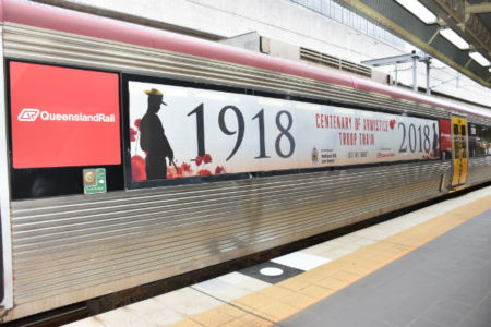 Troop train on track for Cleveland Remembrance