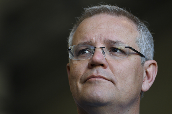 Prime Minister Scott Morrison takes a swipe at Malcolm Turnbull over Bali conference