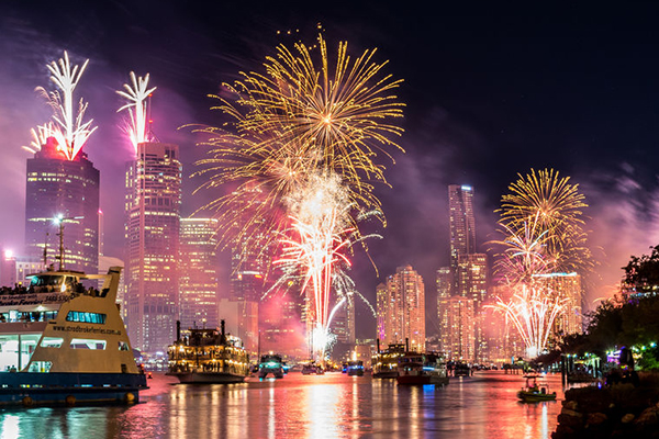 Article image for Fireworks to light up Brisbane’s skies for New Year’s Eve celebrations
