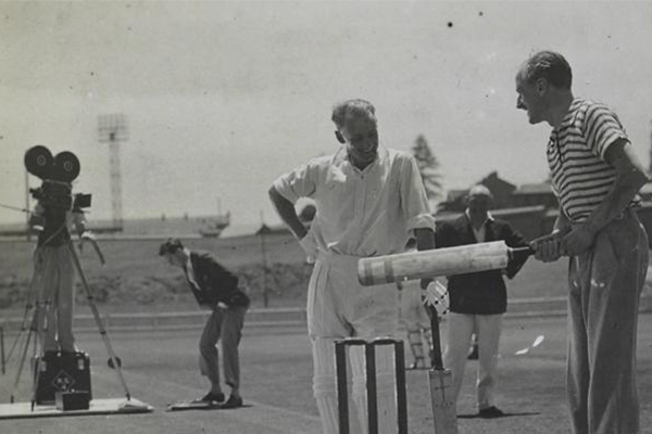 Article image for Don Bradman’s long lost film cameo found after 83 years