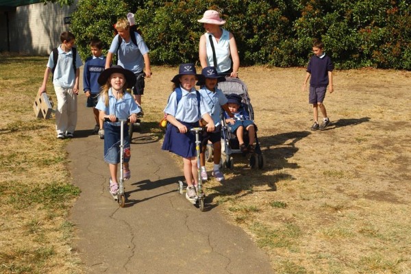 Those school shoes are made for walking