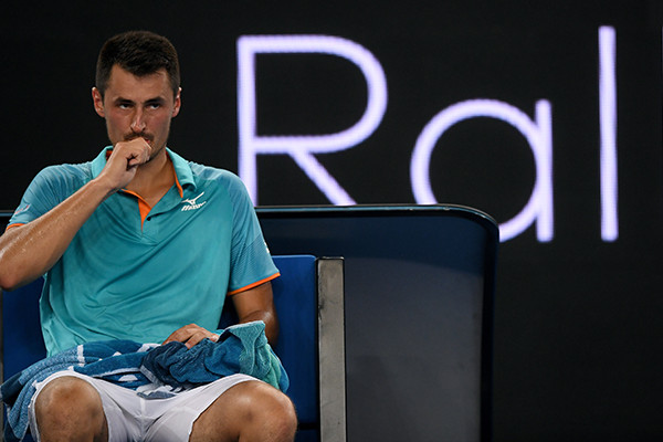 Article image for Bernard Tomic launches bizarre rant against Lleyton Hewitt