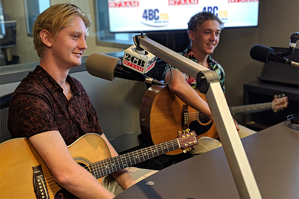 Article image for Double trouble: Ballina teens stun Ray Hadley with epic guitar performance