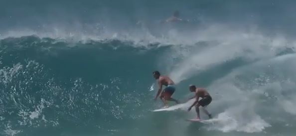 Article image for Authorities warn people against surfing in wild weather