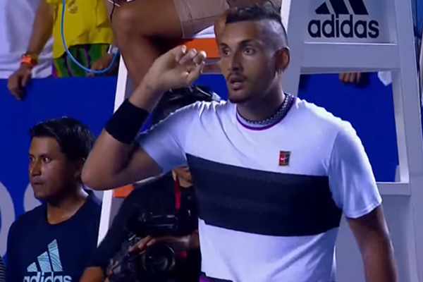 Article image for Nick Kyrgios booed off court after epic win over Rafael Nadal