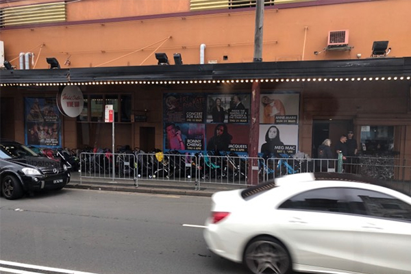 Article image for Taxi rank of prams lined up outside Wiggles concert