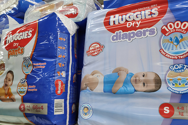 Huggies nappies moves to Asia