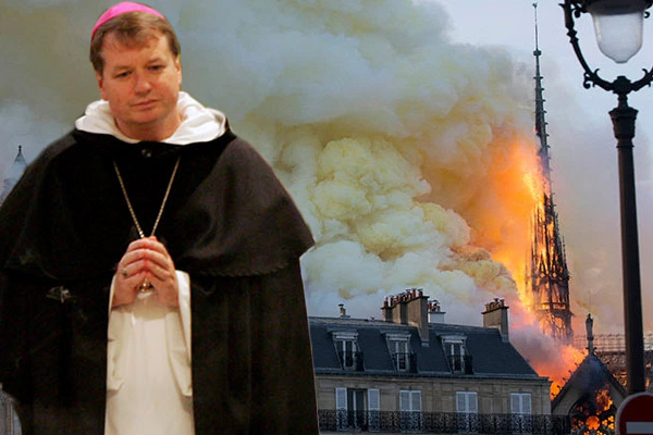 ‘We won’t give in to such evil’: Archbishop hints Notre Dame fire may have been deliberate