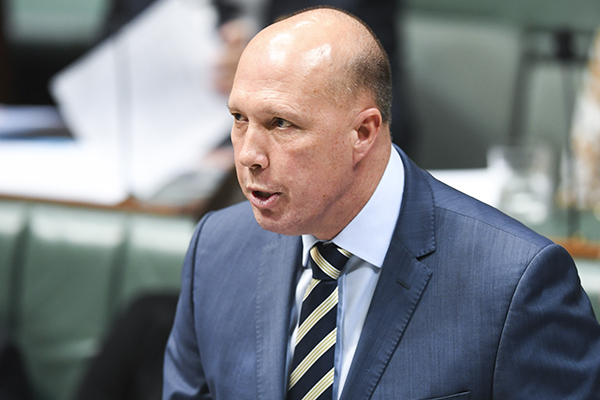 Peter Dutton says Bill Shorten has questions to answer over Chinese billionaire