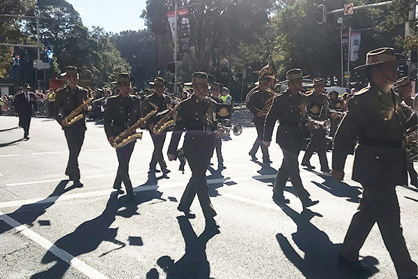 anzac march 1