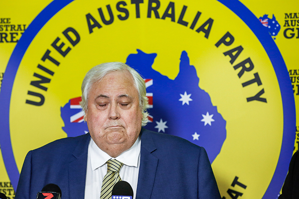 Article image for Clive Palmer volunteer allegedly exposes himself at school polling booth