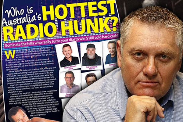 Ray Hadley starts his own campaign to be named ‘Hottest Radio Hunk’