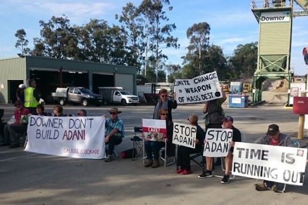 Calls to get tough with Anti-Adani protesters